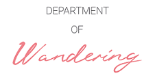 Department Of Wandering